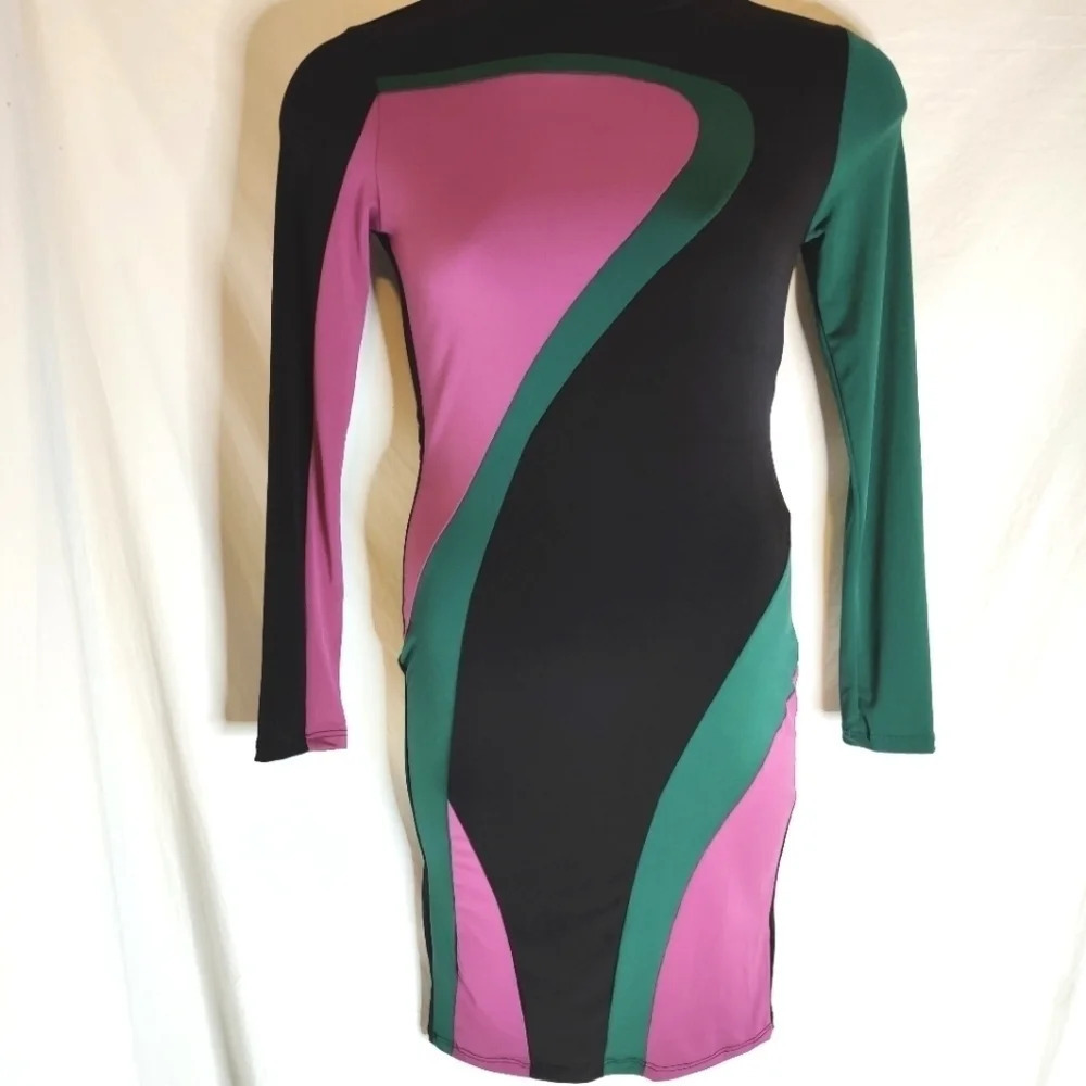 FASHION Nova Bodycon Swoosh Dress NWT ๐ - Picture 13 of 14